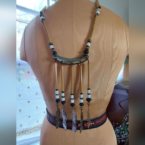 Beautiful Artisan OOAKIND Vintage Statement Necklace Estate Jewelry - Picture 13 of 13